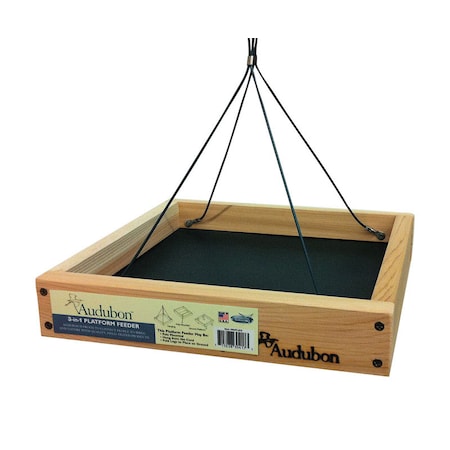 Audubon Woodlink Audubon Wild Bird 3 lb Cedar/Screen Platform Bird Feeder 1 ports NAPLAT 2
